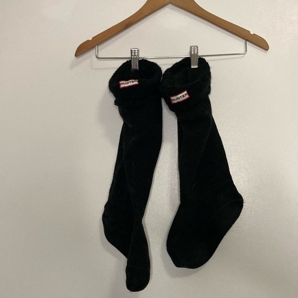 Hunter unisex knit fleece tall rainboot socks Medium (f:5-7) - Picture 1 of 6